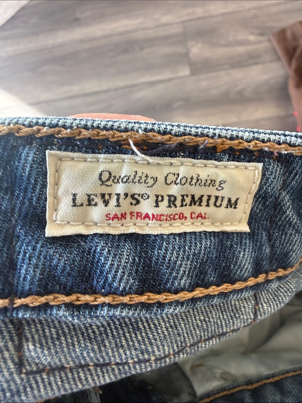 Levi’s Premium Low Loose Jeans Women’s 25 Medium Wash Wide Leg Baggy Denim - Picture 7 of 16